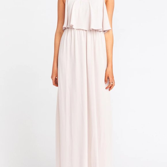 Show Me Your MuMu Caitlin Ruffle Maxi Dress Size M - Picture 2 of 5